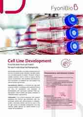 FyoniBio's Flyer for Cell Line Development Services